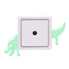 Honana DX-169 Fluorescent Glow Switch Wall Sticker Horrible Crocodile Home Bedroom Decor