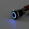 12v 4 Pin 12mm Led Light Metal Push Button Momentary Switch Waterproof Black