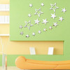 3D Star Multi-color DIY Shape Mirror Wall Stickers Home Wall Bedroom Office Decor