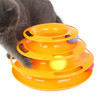 Yani-MC-PW3 Funny Cat Pet Toy Cat Toys Intelligence Triple Play Disc Kitten Toy Balls Pet Toys