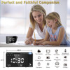 Projection Alarm Clock Digital FM Radio Dual Alarm Volume Snooze Time Humidity Temperature DisPlay
