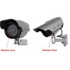 Solar Powered Fake Camera Outoodr Dummy Bullet CCTV Security Surveillance Camera Blinking IR LED