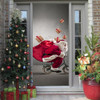 Christmas 2017 Funlife3D door stickers for Santa Claus creative wallpaper Christmas 2017 Funlife3D door stickers for Santa Claus creative wallpaper