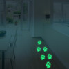 Honana DX-141 6PCS 8.5x8.5cm Fluorescent Glow Dog Footprint Wall Sticker