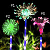 ARILUX® Solar Multi-Color Changing LED  Flower Stake Light  Transparent Lampshade  Luminous Pole