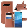 PU Leather Wallet Kickstand Flip Protective Case For Samsung Galaxy S10 Plus 6.4 Inch