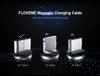 FLOVEME 2A Type C LED Magnetic Braided Fast Charging Phone Data Cable 1m For Oneplus 5t Xiaomi 6 Mi A1 S9 S9+
