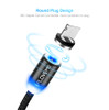 FLOVEME 2A Type C LED Magnetic Braided Fast Charging Phone Data Cable 1m For Oneplus 5t Xiaomi 6 Mi A1 S9 S9+