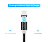 FLOVEME Micro USB LED Magnetic Braided Fast Charging Cable 1m For Redmi Note 4 4X S7 Edge S6