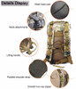 Hiking Trekking Backpack - Camouflage Military Bag - Outdoor Backpack for Trekking and Hiking