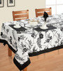 Black and White Floral - Tablecloth
