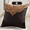 45cm x 45cm - Butterfly Vintage Black Brown Pillow Cushion Cover for Home Decor 51402