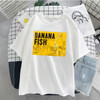 Funny Japan Anime Banana Fish T Shirt Men Manga Unisex Streetwear T-shirt Casual Short Sleeve Tshirt Homme Hip Hop Top Tees Male