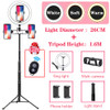 6/10inch Led Ring Light Profissional Selfie Ringlight Makeup Lamp Video Studio with Tripod 1.1/1.6M Stand For Youtube Tik Tok