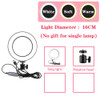 6/10inch Led Ring Light Profissional Selfie Ringlight Makeup Lamp Video Studio with Tripod 1.1/1.6M Stand For Youtube Tik Tok