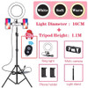 6/10inch Led Ring Light Profissional Selfie Ringlight Makeup Lamp Video Studio with Tripod 1.1/1.6M Stand For Youtube Tik Tok