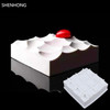 SHENHONG Volcanic Rock Silicone Cake Mold Mousse Pan 3D Baking Art Mould Silikonowe For Muffin Brownie Pastry Non-stick Moule