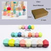 16 Piece Nordic Style Stacking Wooden Stones Set Balancing Blocks Block Natural Wood Toy Open-ended Educational Montessori Toy