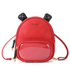 BANKUO Korean Women's Bag College Style Zip Crossbody Bags Leather Casual Bags Fashion Lovely Girl Mini School Bags Backpack X86