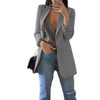 Fashion Slim Blazers Women Autumn New Suit Jacket Female Work Office Lady Suit Pocket Business Notched Blazer Coat Plus Size 5XL