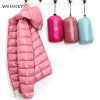 Winter Women Ultralight Thin Down Jacket White Duck Down Hooded Jackets Long Sleeve Warm Coat Parka Female Portable Outwear