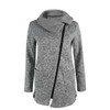 Plus Size 5XL Women Autumn Winter Clothes Warm Fleece Jacket Slant Zipper Collared Coat Lady Clothing Female Jacket