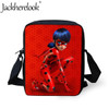 Jackherelook Girls School Bags Cartoon Ladybug Girl Print Primary Children Backpack School Women Rucksack Plecak Mochila Escolar