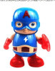 Dance Iron Man Action Figure Toy LED Flashlight with Sound Avengers Iron Man Hero Electronic Toy