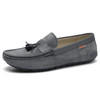 Classic Men Casual Shoes Fringe Decoration Man Loafers Shoes Soft Moccasins Flats Hasp Driving Shoes High Quality Pig Suede Men