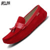 Classic Men Casual Shoes Fringe Decoration Man Loafers Shoes Soft Moccasins Flats Hasp Driving Shoes High Quality Pig Suede Men