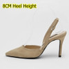 Plus:34-41 Summer Flock Leather 10CM/8CM High-heeled Fashion Sexy Sandals Formal Dress Wedding Shoes Buckle Pumps B0056