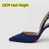 Plus:34-41 Summer Flock Leather 10CM/8CM High-heeled Fashion Sexy Sandals Formal Dress Wedding Shoes Buckle Pumps B0056