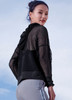 Blesskiss Mesh Yoga Top Sport Shirt Fitness Women Summer Hooded Long Sleeve Sports Wear For Ladies Workout Gym T Shirt
