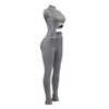 Simenual Casual Sporty Active Wear Matching Set Women Sleeveless Workout Bodycon 2 Piece Outfits Skinny Crop Top and Pants Sets