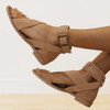 WENYUJH Comfy Slip On Sandals Elastic Textile Splicing Sandals Casual Beach Shoes Classics Non-slip Lightweight Sandal