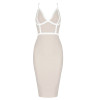 Rayon Vestido Bandage 2020 New Women Fashion Backless Beige Elastic Midi Bandage Dress Sexy Bodycon Summer Party Dress Rayon Vestido Bandage 2020 New Women Fashion Backless Beige Elastic Midi Bandage Dress Sexy Bodycon Summer Party Dress