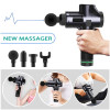 LCD Display Massage Gun Deep Muscle Massager Muscle Pain Body Massage Exercising  Relaxation Slimming Shaping Pain Relief