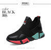 LycraKington 6593 Round head flat low-top shoes Elastic band color matching sneakers Waterproof platform women's shoes