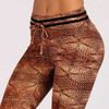 2018 New Knitting Rope Print Patchwork Gym Yoga Leggings Women Fitness Clothing Sporting Leggings Women Trousers Pants Female