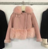 7 Colors Autumn Winter Warm Real Fur Coat Women With Real Fox Fur Trim Genuine Suede Leather Fur jackets