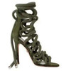 Handmade New arrival Ribbon Lace Up Women Ankle Boots Sexy High Heel Open Toe Cut Out Strappy Gladiator Heels Summer Booties