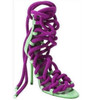 Handmade New arrival Ribbon Lace Up Women Ankle Boots Sexy High Heel Open Toe Cut Out Strappy Gladiator Heels Summer Booties