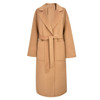 YOYOCATHY Blue Double Side Woolen Women's Coats Winter 2018 Long  Jacket Loose Elegant Outerwear Female 100% Wool Coat Overcoat