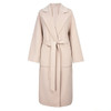 YOYOCATHY Blue Double Side Woolen Women's Coats Winter 2018 Long  Jacket Loose Elegant Outerwear Female 100% Wool Coat Overcoat