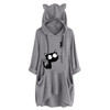 Women Cat Ear Print Hoodie Women Cat Ear Print Hoodie