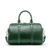 Genuine Leather Women Handbag Luxury Snake Real Cow Leather Boston Bag High Quality Shoulder Bag Lady Green Serpentine Tote Bag