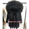 2018 new fashion women luxurious Large raccoon fur collar hooded coat warm Fox fur liner parkas long winter jacket top quality