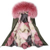 2018 new fashion women luxurious Large raccoon fur collar hooded coat warm Fox fur liner parkas long winter jacket top quality
