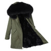 2018 new fashion women luxurious Large raccoon fur collar hooded coat warm Fox fur liner parkas long winter jacket top quality
