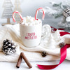 Stoneware Holiday Mugs, 4 Styles